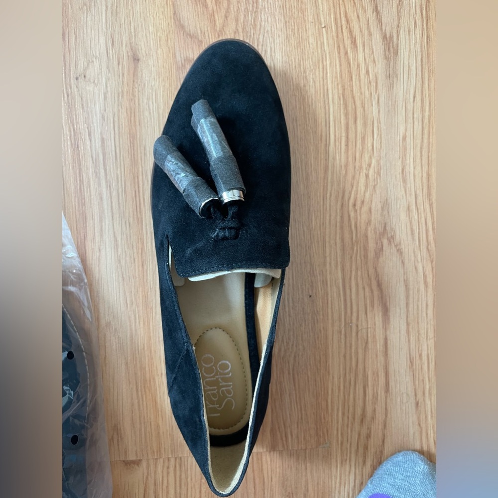 Brand new Franco Sarto suede loafers